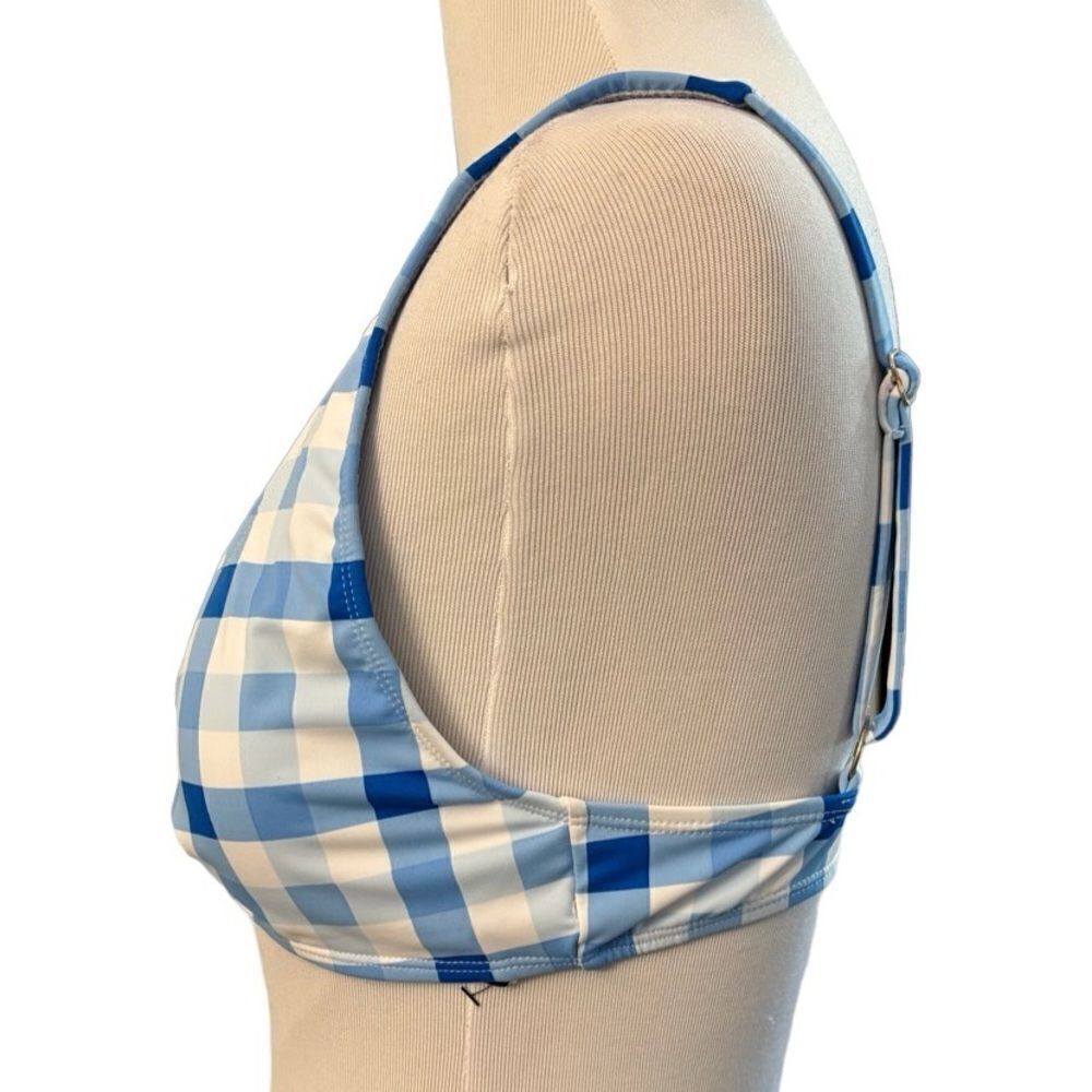 NWOT Cotton-On Body Swim Top Blue & White - Picture 4 of 5